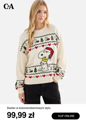 C&A - gazetka promocyjna Swetry świąteczne od 99,99 zł od środy 05.11 do czwartku 13.11 - strona 6