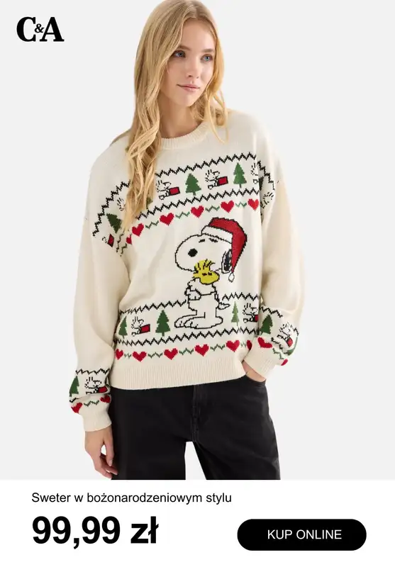 C&A - gazetka promocyjna Swetry świąteczne od 99,99 zł od środy 05.11 do czwartku 13.11 - strona 6