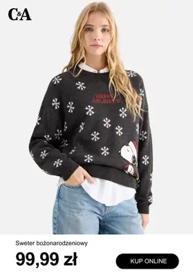 C&A - gazetka promocyjna Swetry świąteczne od 99,99 zł od środy 05.11 do czwartku 13.11 - strona 3