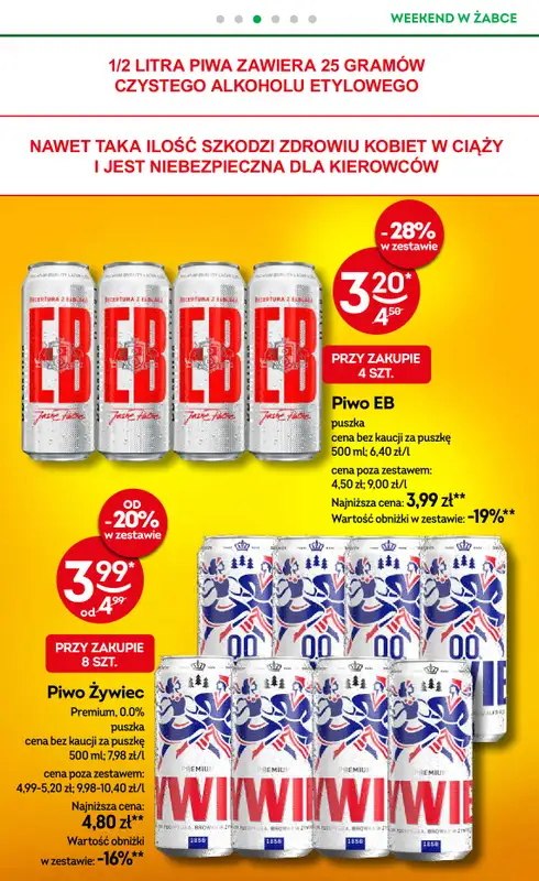 Żabka - gazetka promocyjna Gazetka weekendowa od piątku 07.11 do niedzieli 09.11 - strona 4