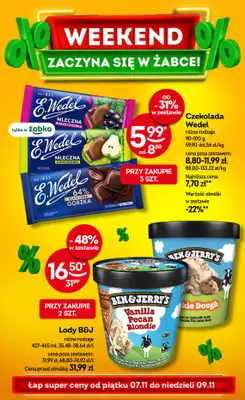 Żabka - gazetka promocyjna Gazetka weekendowa od piątku 07.11 do niedzieli 09.11