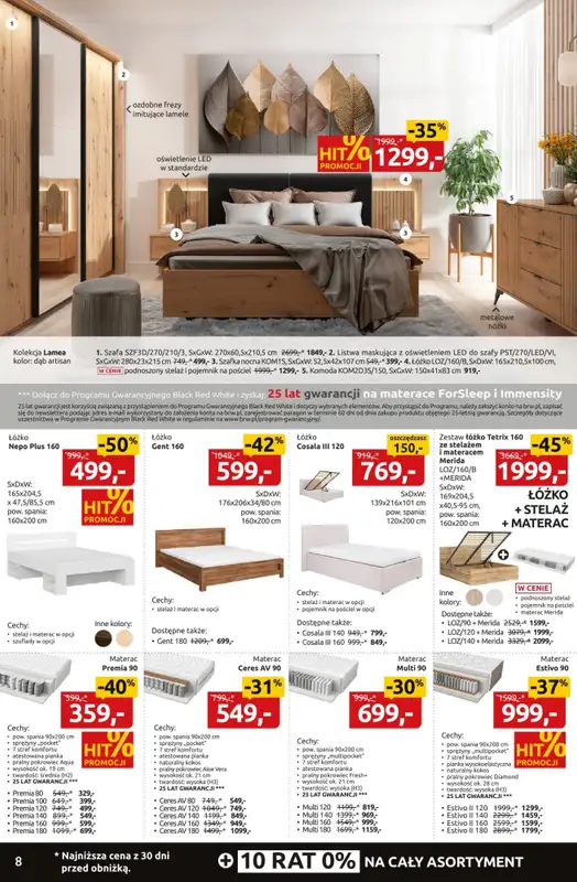 BLACK FRIDAY - gazetka promocyjna Black Red White | Black Weeks do -55% na setki mebli i dodatków. od czwartku 30.10 do niedzieli 16.11 - strona 8