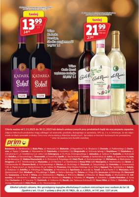 Prim Market - gazetka promocyjna Oferta alkoholowa  do niedzieli 30.11 - strona 8