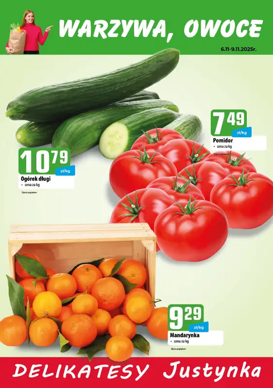 Delikatesy Justynka - gazetka promocyjna Plakaty promocyjne od czwartku 06.11 do niedzieli 09.11 - strona 2