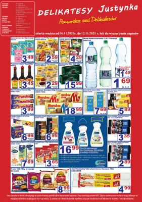 Delikatesy Justynka - gazetka promocyjna Gazetka od czwartku 06.11 do środy 12.11 - strona 3