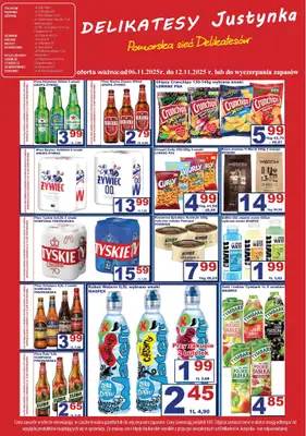 Delikatesy Justynka - gazetka promocyjna Gazetka od czwartku 06.11 do środy 12.11 - strona 4