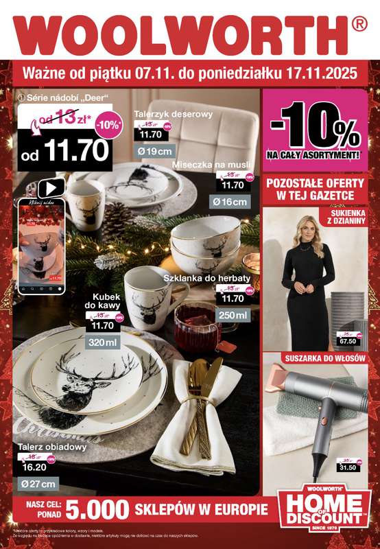 Woolworth - gazetka promocyjna Gazetka od piątku 07.11 do poniedziałku 17.11