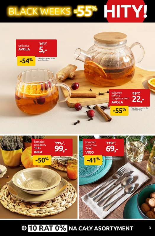 Black Red White - gazetka promocyjna Hity Black Weeks do -55%  do niedzieli 16.11 - strona 3