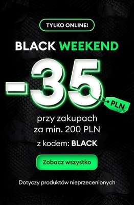 Sinsay - gazetka promocyjna -35 PLN przy zakupach za min. 200 PLN od czwartku 06.11 do niedzieli 09.11
