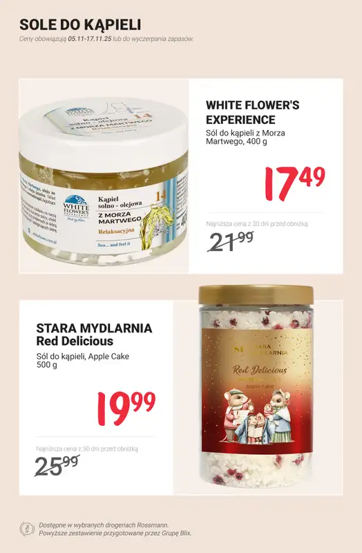 Rossmann - gazetka promocyjna Zrelaksuj się! Domowe SPA od 2,79 zł od czwartku 06.11 do poniedziałku 17.11 - strona 6