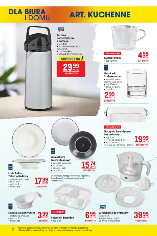 Makro - gazetka promocyjna Dla biura i domu od środy 12.11 do poniedziałku 08.12 - strona 2