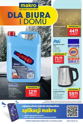 Makro - gazetka promocyjna Dla biura i domu od środy 12.11 do poniedziałku 08.12