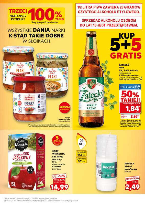 Kaufland - gazetka promocyjna Oferta Kaufland - SUPER SOBOTA od soboty 08.11 do soboty 08.11 - strona 5
