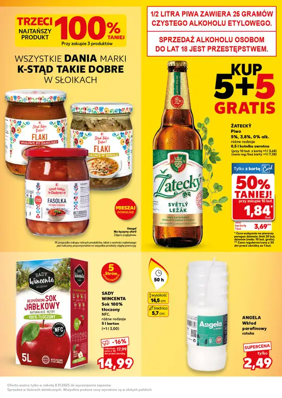 Kaufland - gazetka promocyjna Oferta Kaufland - SUPER SOBOTA od soboty 08.11 do soboty 08.11 - strona 5