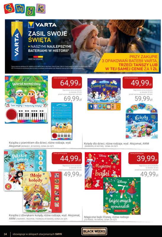 Smyk - gazetka promocyjna Katalog Smyk - BLACK WEEKS od czwartku 06.11 do wtorku 25.11 - strona 34