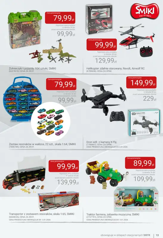 Smyk - gazetka promocyjna Katalog Smyk - BLACK WEEKS od czwartku 06.11 do wtorku 25.11 - strona 13