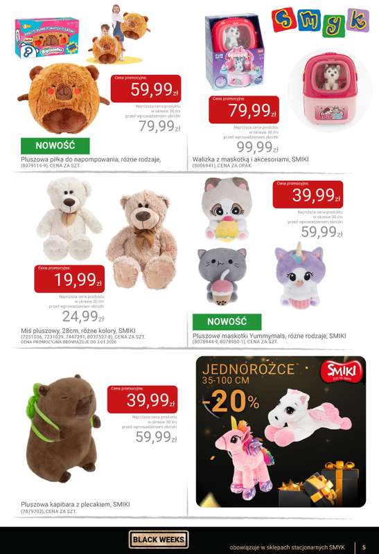 Smyk - gazetka promocyjna Katalog Smyk - BLACK WEEKS od czwartku 06.11 do wtorku 25.11 - strona 5