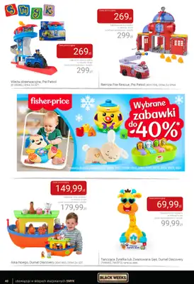 Smyk - gazetka promocyjna Katalog Smyk - BLACK WEEKS od czwartku 06.11 do wtorku 25.11 - strona 40