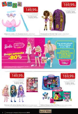 Smyk - gazetka promocyjna Katalog Smyk - BLACK WEEKS od czwartku 06.11 do wtorku 25.11 - strona 2