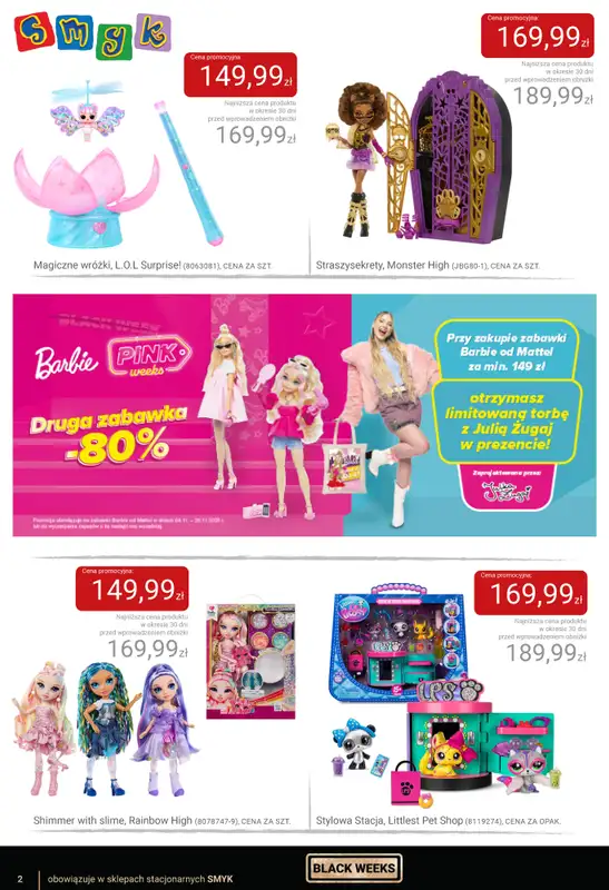 Smyk - gazetka promocyjna Katalog Smyk - BLACK WEEKS   - strona 2