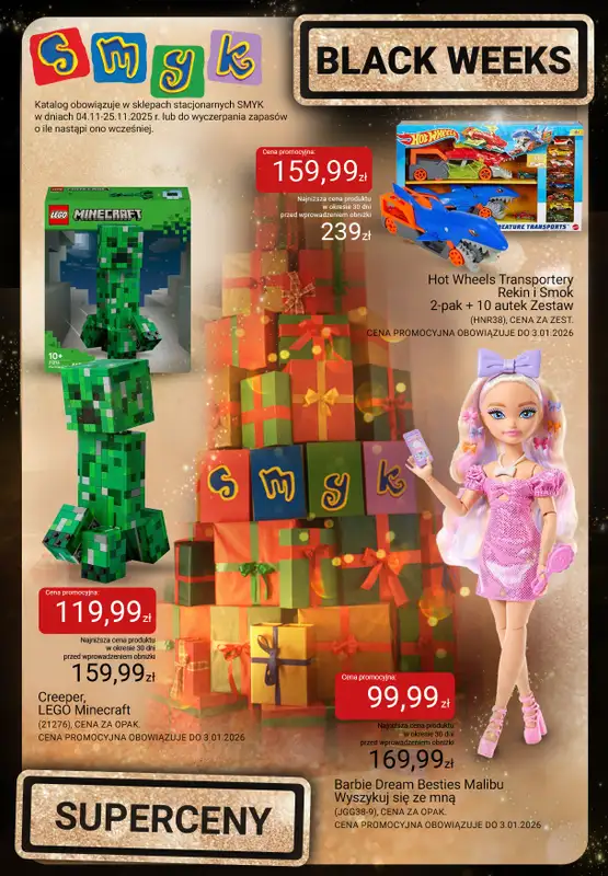 Smyk - gazetka promocyjna Katalog Smyk - BLACK WEEKS  
