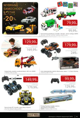 Smyk - gazetka promocyjna Katalog Smyk - BLACK WEEKS od czwartku 06.11 do wtorku 25.11 - strona 15