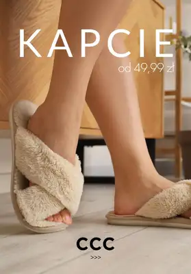 CCC - gazetka promocyjna Kapcie od 49,99 zł od piątku 07.11 