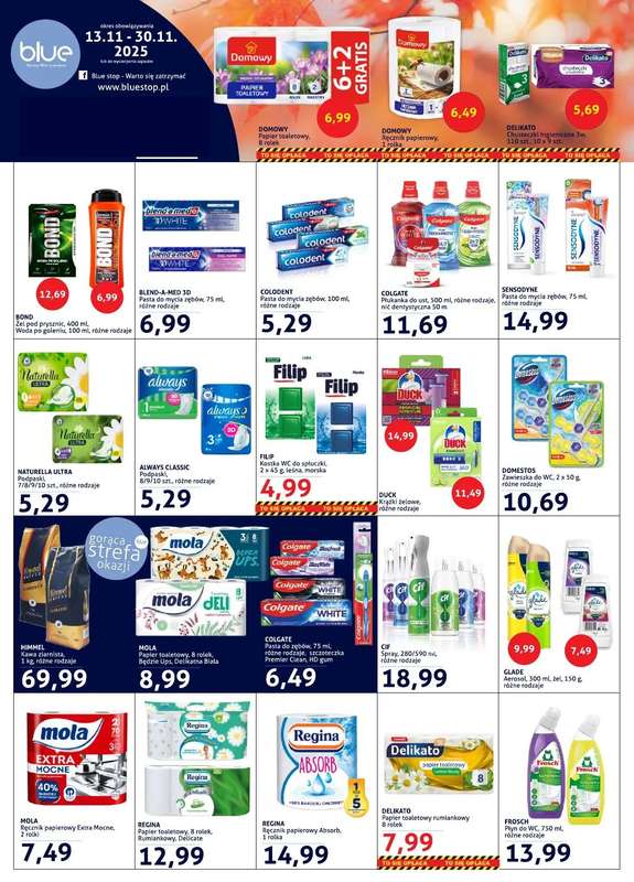 Blue Stop - gazetka promocyjna Gazetka od czwartku 13.11 do niedzieli 30.11