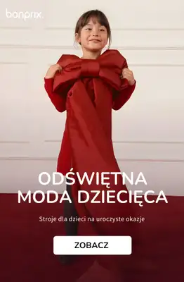 bonprix - gazetka promocyjna Moda odświętna dla dzieci od czwartku 06.11 