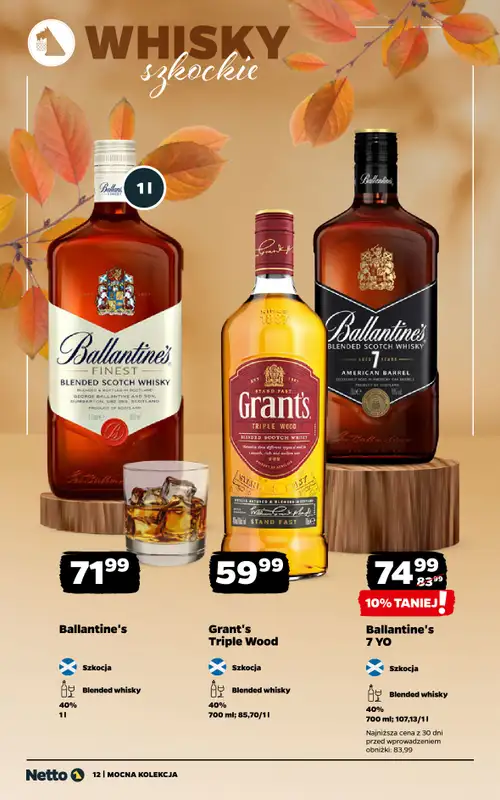 Netto - gazetka promocyjna Mocna Kolekcja - Alkohole Mocne od poniedziałku 10.11 do soboty 22.11 - strona 12