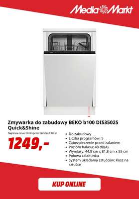 Media Markt - gazetka promocyjna -50% na drugi tańszy produkt Beko od czwartku 06.11 do niedzieli 16.11 - strona 4