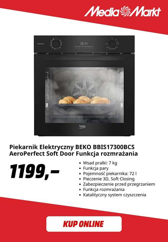 Media Markt - gazetka promocyjna -50% na drugi tańszy produkt Beko od czwartku 06.11 do niedzieli 16.11 - strona 5