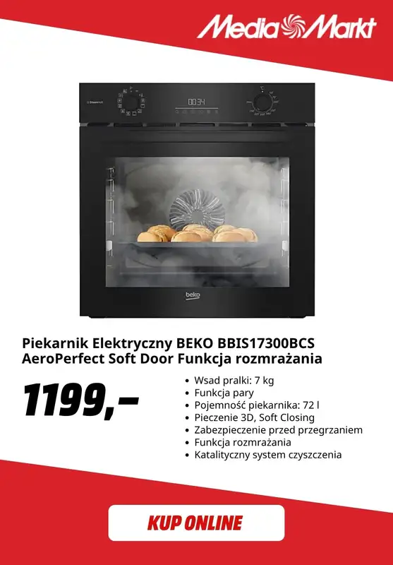 Media Markt - gazetka promocyjna -50% na drugi tańszy produkt Beko od czwartku 06.11 do niedzieli 16.11 - strona 5
