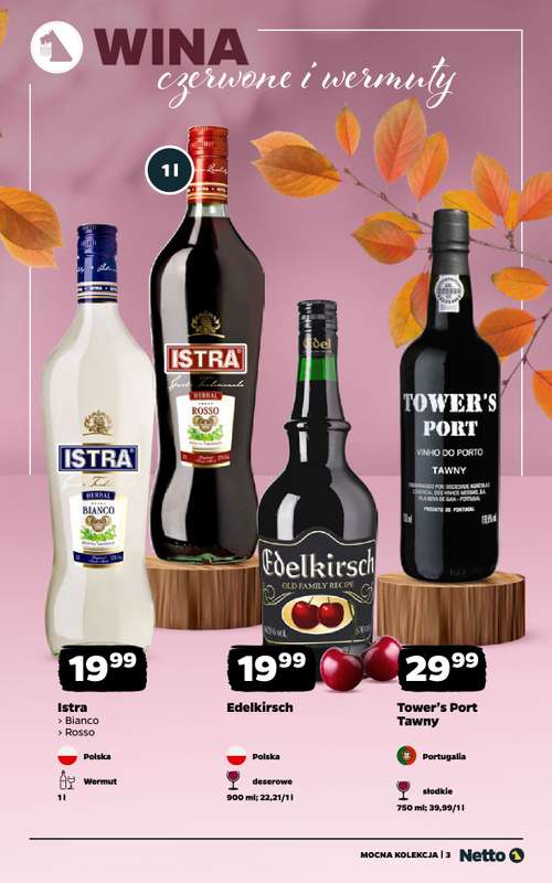 Netto - gazetka promocyjna Mocna Kolekcja - Wina od poniedziałku 10.11 do soboty 22.11 - strona 3