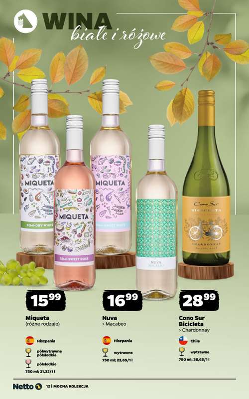 Netto - gazetka promocyjna Mocna Kolekcja - Wina od poniedziałku 10.11 do soboty 22.11 - strona 12