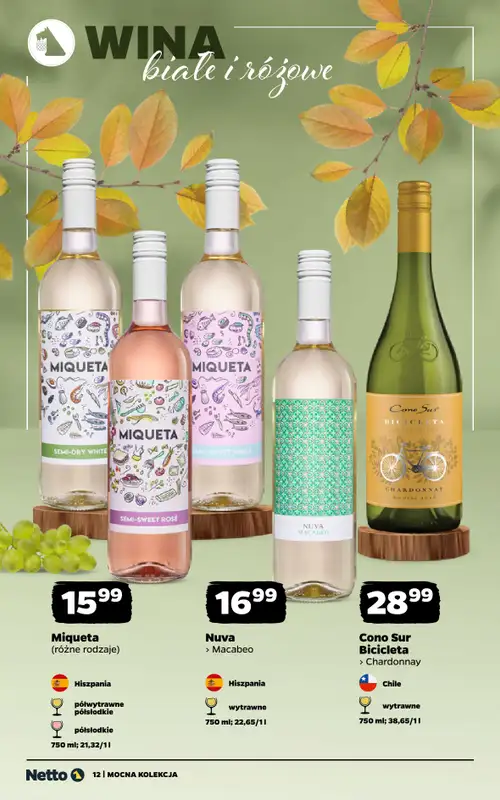 Netto - gazetka promocyjna Mocna Kolekcja - Wina od poniedziałku 10.11 do soboty 22.11 - strona 12
