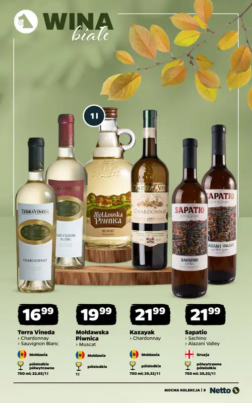 Netto - gazetka promocyjna Mocna Kolekcja - Wina od poniedziałku 10.11 do soboty 22.11 - strona 9