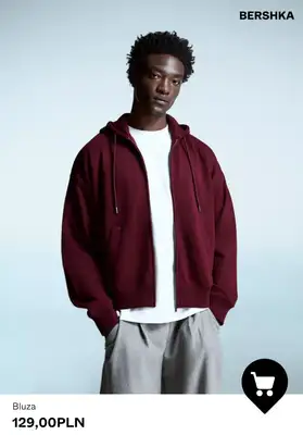 Bershka - gazetka promocyjna BLUZY męskie od czwartku 06.11  - strona 3