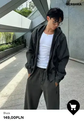 Bershka - gazetka promocyjna BLUZY męskie od czwartku 06.11  - strona 5