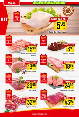Delikatesy Piotruś Pan - gazetka promocyjna Gazetka od czwartku 06.11 do soboty 15.11 - strona 4