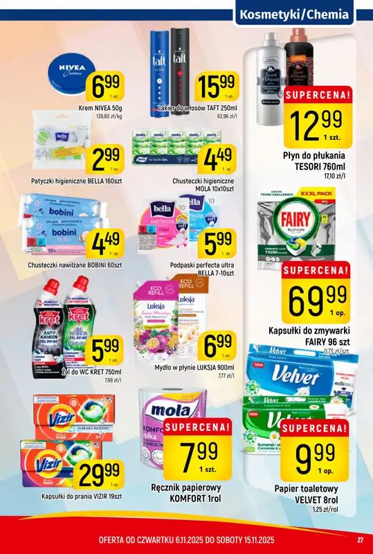 Delikatesy Piotruś Pan - gazetka promocyjna Gazetka od czwartku 06.11 do soboty 15.11 - strona 27