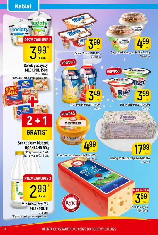 Delikatesy Piotruś Pan - gazetka promocyjna Gazetka od czwartku 06.11 do soboty 15.11 - strona 10