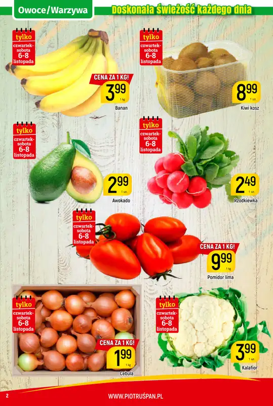Delikatesy Piotruś Pan - gazetka promocyjna Gazetka od czwartku 06.11 do soboty 15.11 - strona 2