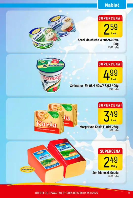 Delikatesy Piotruś Pan - gazetka promocyjna Gazetka od czwartku 06.11 do soboty 15.11 - strona 9