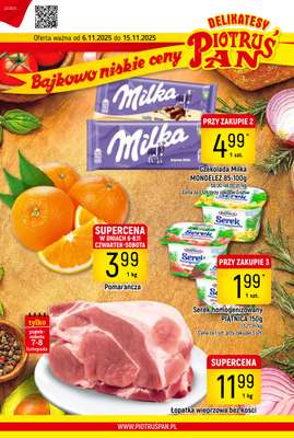 Delikatesy Piotruś Pan - gazetka promocyjna Gazetka od czwartku 06.11 do soboty 15.11