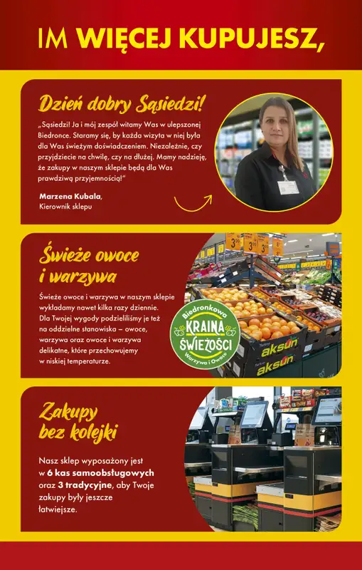 Biedronka - gazetka promocyjna BIEDRONKA WIELKIE OTWARCIE! PROSZOWICE, ul. Kolejowa 13 od piątku 07.11 do soboty 15.11 - strona 2