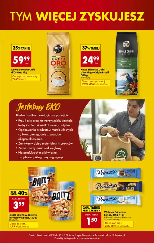 Biedronka - gazetka promocyjna BIEDRONKA WIELKIE OTWARCIE! PROSZOWICE, ul. Kolejowa 13 od piątku 07.11 do soboty 15.11 - strona 5