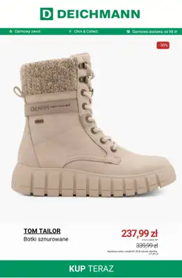Deichmann - gazetka promocyjna Botki damskie z wyprzedaży od piątku 07.11  - strona 5