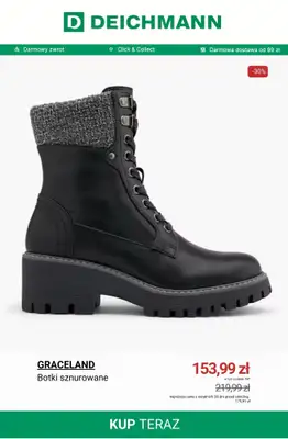 Deichmann - gazetka promocyjna Botki damskie z wyprzedaży od piątku 07.11  - strona 7