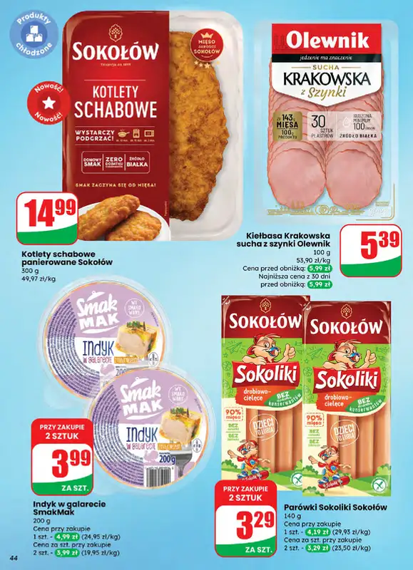 Dino - gazetka promocyjna Gazetka od środy 05.11 do poniedziałku 10.11 - strona 44